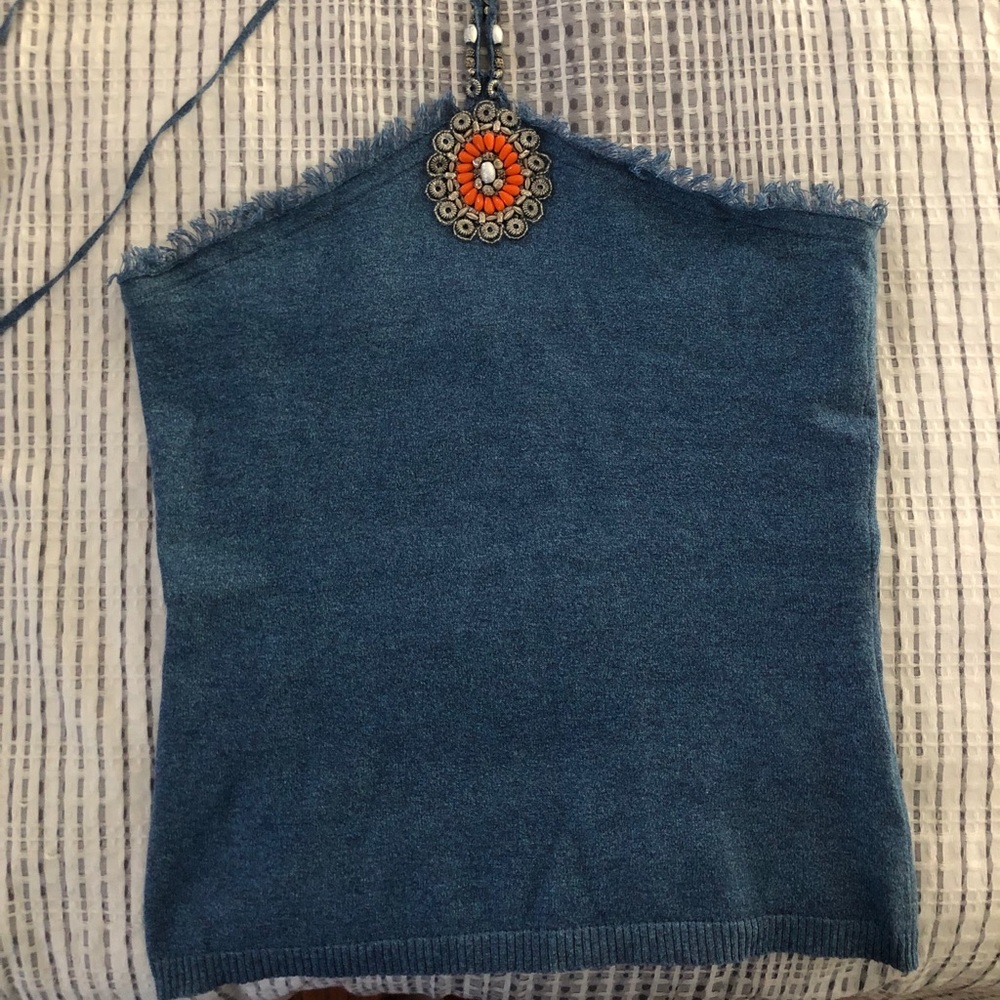 Beaded halter top